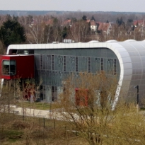 Das Panta Rhei gGmbH - Forschungszentrum für Leichtbauwerkstoffe befindet sich direkt neben dem Wohnheim